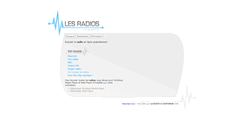 Desktop Screenshot of lesradios.fr